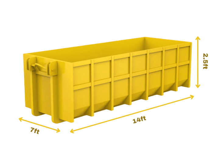 yellow bin
