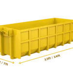 20 yard waste disposal bin rental in Edmonton for construction debris and medium-size cleanouts